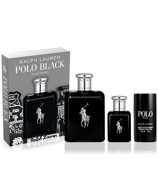 Men's 3-Pc. Polo Black Eau de Toilette Gift Set