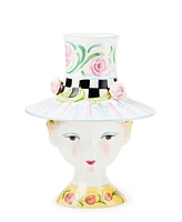 Mackenzie-Childs Rosy Meadow Lady Rose Lidded Vase