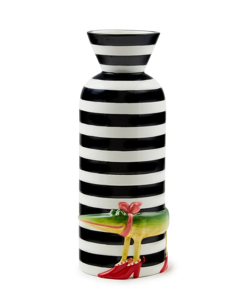 Mackenzie-Childs Patience Brewster Gloria Alligator Vase