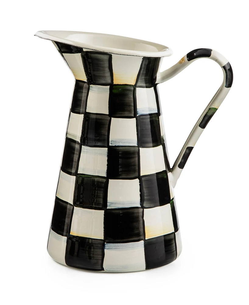 Mackenzie-Childs Courtly Check Medium Practical Pitcher
