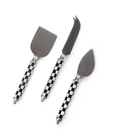 Mackenzie-Childs Courtly Check Supper Club Cheese Knife 3-Pc. Set
