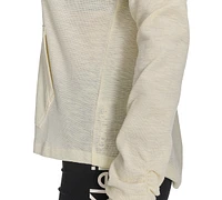Calvin Klein Performance Ruched-Sleeve Zip Hoodie