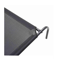 Elevated Dog Bed Black S Textilene