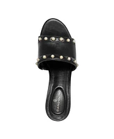 Bandolino Women's Astill Studded Block Heel Sandals