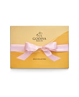 Godiva Gold Ballotin Solid Pink Ribbon, 36 Piece