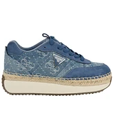 Guess Women's Stefen Lace-Up Platform Espadrille Sneakers