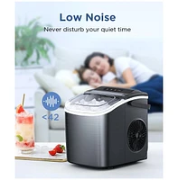 Cowsar 26 Pound Portable Countertop Ice Maker, 9 Bullet Cubes 6 Mins, Self-Cleaning