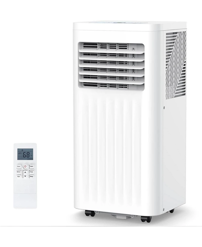 Cowsar 8,000 Btu Portable Ac, 4 Modes, 350sq.ft, Remote & Led, Wheels,Sleep Mode,Home/Dorm