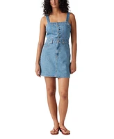 Levi's Women's Cotton Premium Iconic Button-Thru Denim Dress
