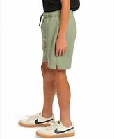 Sovereign Code Little and Big Boys Fleece Print Blocked Shorts