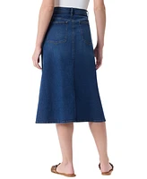 Gloria Vanderbilt Women's A-Line Midi Denim Skirt