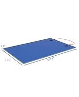 Soozier 9' x 6' Lily Pad Floating Mat, Water for Lake,