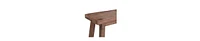 Rubberwood Bench with Saddle Seat – Rectangular Design for Versatile Seating
