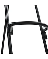 Handcrafted Backless Counter-Height Barstool for Rustic and Stylish Seating