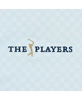 Footjoy Men's Light Blue The Players Prodry Checker Print Lisle Polo Shirt