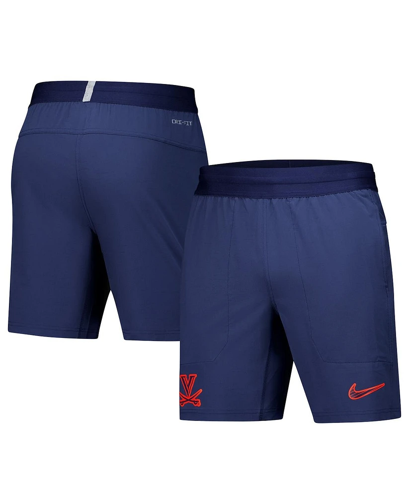 Nike Men's Navy Virginia Cavaliers 2024/25 Sideline Performance Woven Shorts