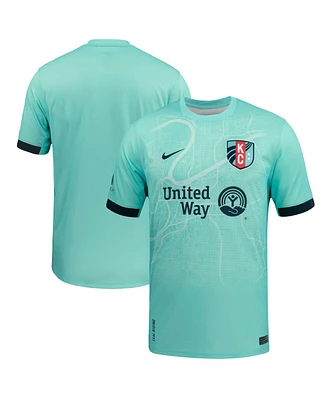 Nike Men's Teal Kansas City Current 2025 The Town Kit Stadium Replica Jersey