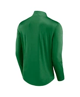 Fanatics Men's Green Oregon Ducks Quarterback Mock Neck Quarter-Zip Top