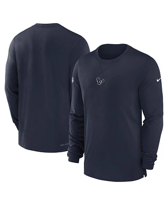 Nike Men's Navy Houston Texans Player Long Sleeve Performance T-Shirt