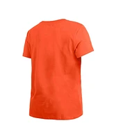 New Era Women's Orange Detroit Pistons 2023/24 City Edition T-Shirt