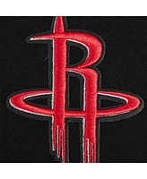 Pro Standard Women's Black Houston Rockets Jewels Cropped Pullover Hoodie