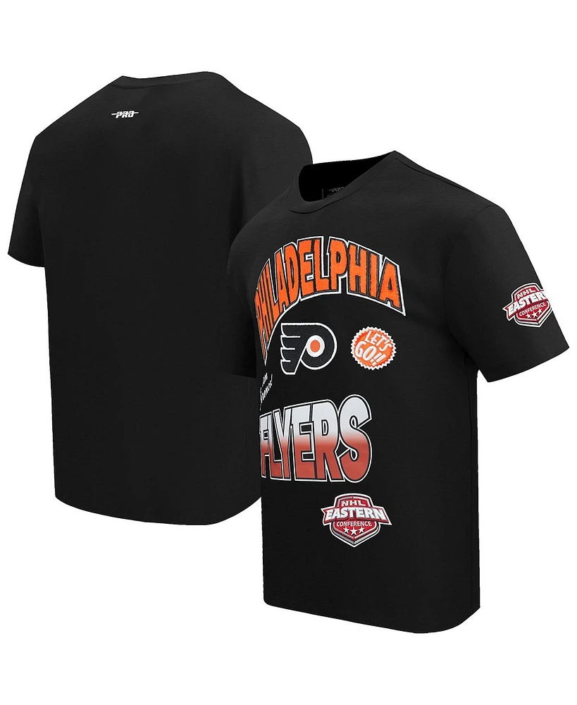 Pro Standard Men's Black Philadelphia Flyers Turn It Up T-Shirt