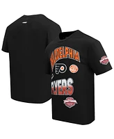 Pro Standard Men's Black Philadelphia Flyers Turn It Up T-Shirt