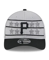 New Era Men's Gray/Black Pittsburgh Pirates 2025 Batting Practice 9Forty M-Crown Adjustable Hat