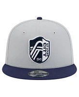 New Era Men's Gray St. Louis City Sc Color Pack Two-Tone 9FIFTY Snapback Hat