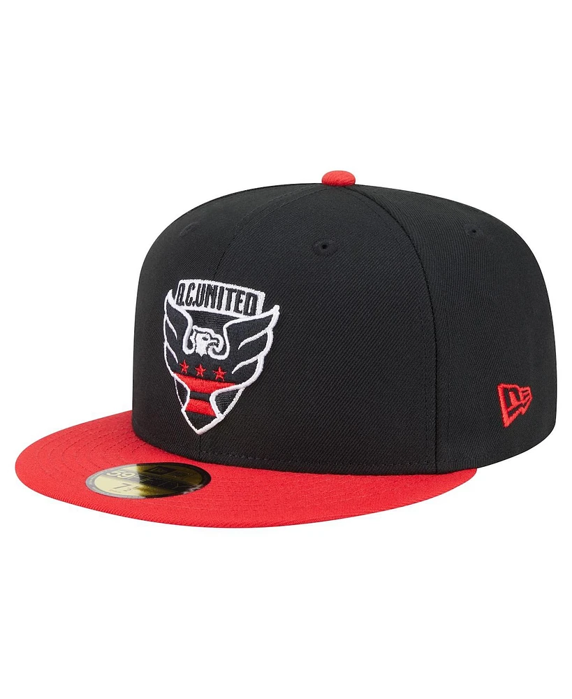 New Era Men's Black D.c. United 2025 Kickoff 59FIFTY Fitted Hat