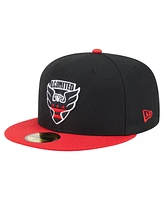 New Era Men's Black D.c. United 2025 Kickoff 59FIFTY Fitted Hat