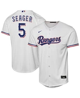Nike Big Boys and Girls Corey Seager White Texas Rangers Home Replica Player Jersey