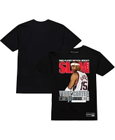 Mitchell & Ness Men's and Women's Vince Carter Black New Jersey Nets Don't Call It A Comeback Slam Cover T-Shirt