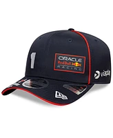 New Era Big Boys and Girls Max Verstappen Navy Red Bull Racing Replica Driver 9SEVENTY Stretch-Snap Hat