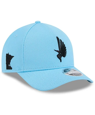New Era Men's Light Blue Minnesota United Fc 2025 Jersey Hook 9FORTY M-Crown Adjustable Hat