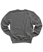 Roots Of Fight Men's Gray Cal Bears Football Tri-Blend Pullover Sweatshirt