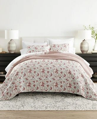 Ienjoy Home French Jacobean Reversible Quilt Sets