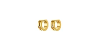 Crystal Huggie Hoop Earring
