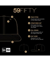 New Era Men's Navy Atlanta Braves Team Color 59Fifty Trucker Fitted Hat