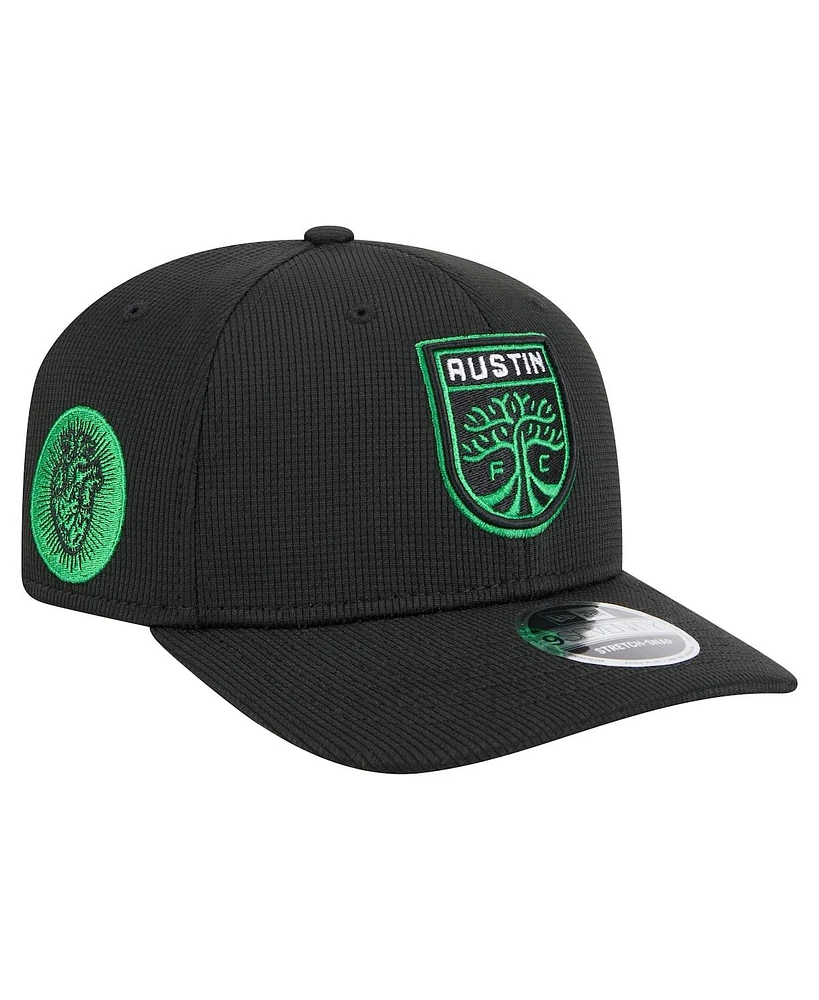 New Era Men's Black Austin Fc 2025 Jersey Hook 9SEVENTY Stretch-Snap Hat