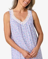 Aria Women's Sleeveless Ballet Floral Nightgown