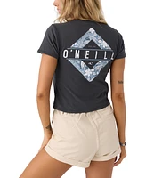 O'Neill Juniors' Palm Meadow Short-Sleeve Cotton T-Shirt
