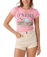 O'Neill Juniors' Malibu Mirage Cotton Graphic T-Shirt
