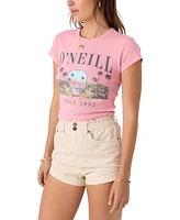 O'Neill Juniors' Malibu Mirage Cotton Graphic T-Shirt