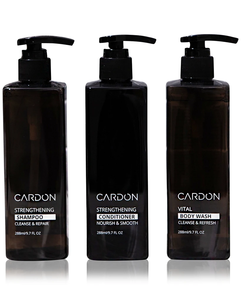 Cardon 3-Pc. Hair & Body Shower Set