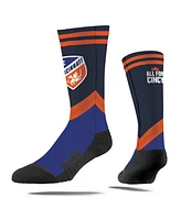 Strideline Men's and Women's Fc Cincinnati 2025 Jersey Hook Premium Crew Socks