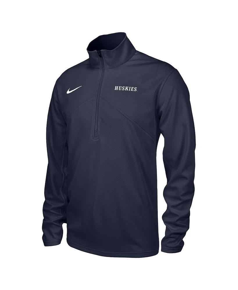 Nike Men's Navy UConn Huskies Vault Training Performance Quarter-Zip Jacket