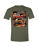 Jr Motorsports Official Team Apparel Men's Green Carson Kvapil Bass Pro Shops Car T-Shirt