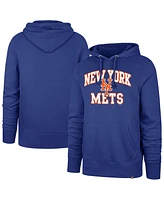 '47 Brand Men's Royal New York Mets Velocity Headline Pullover Hoodie