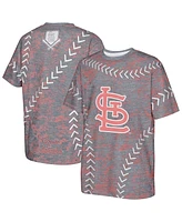 Outerstuff Big Boys and Girls Navy St. Louis Cardinals Slide Score Bold T-Shirt